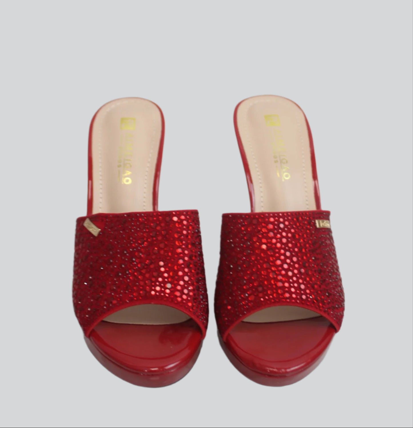 Aimeigao Red Heels & Matching Purse Set