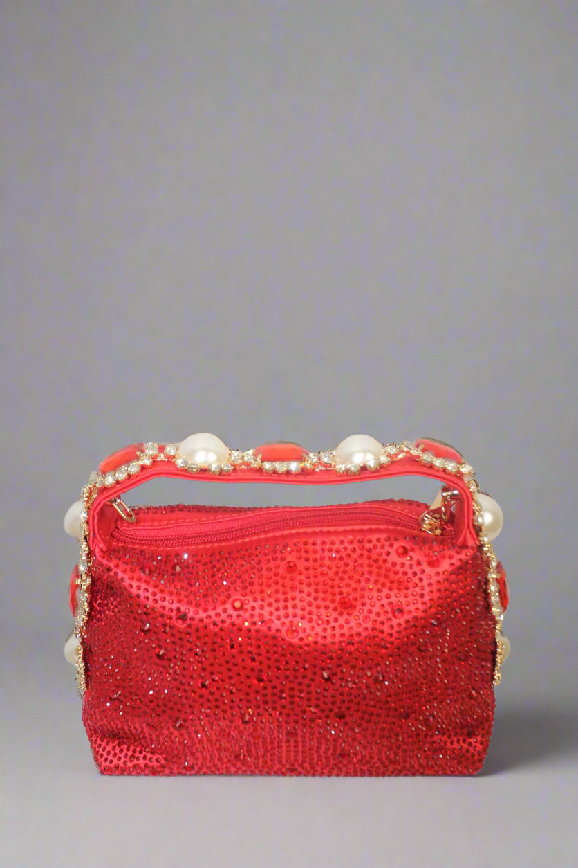 Aimeigao Red Heels & Matching Purse Set