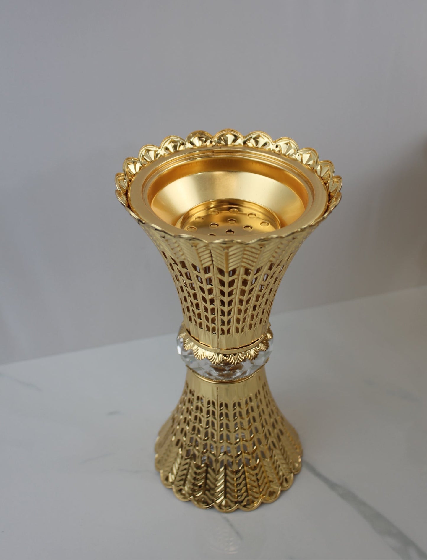 Crystal Crown Burner – Gold Large