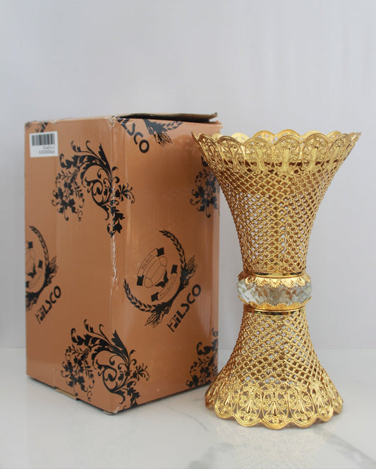 Crystal Crown Burner – Mesh Lace Gold