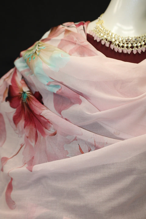 Pink And Burgundy Toub