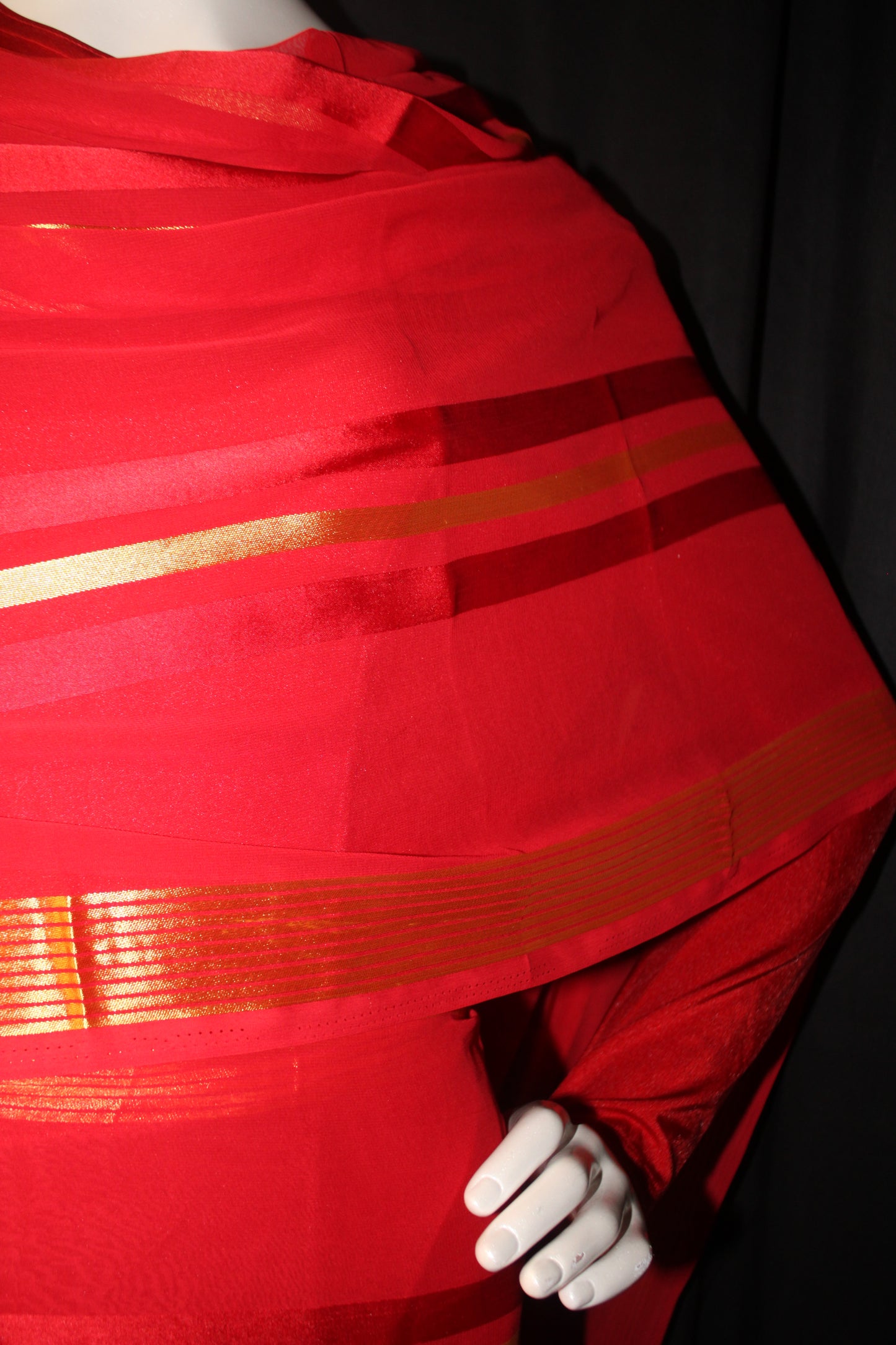 Beautiful Red Toub With God Stripes