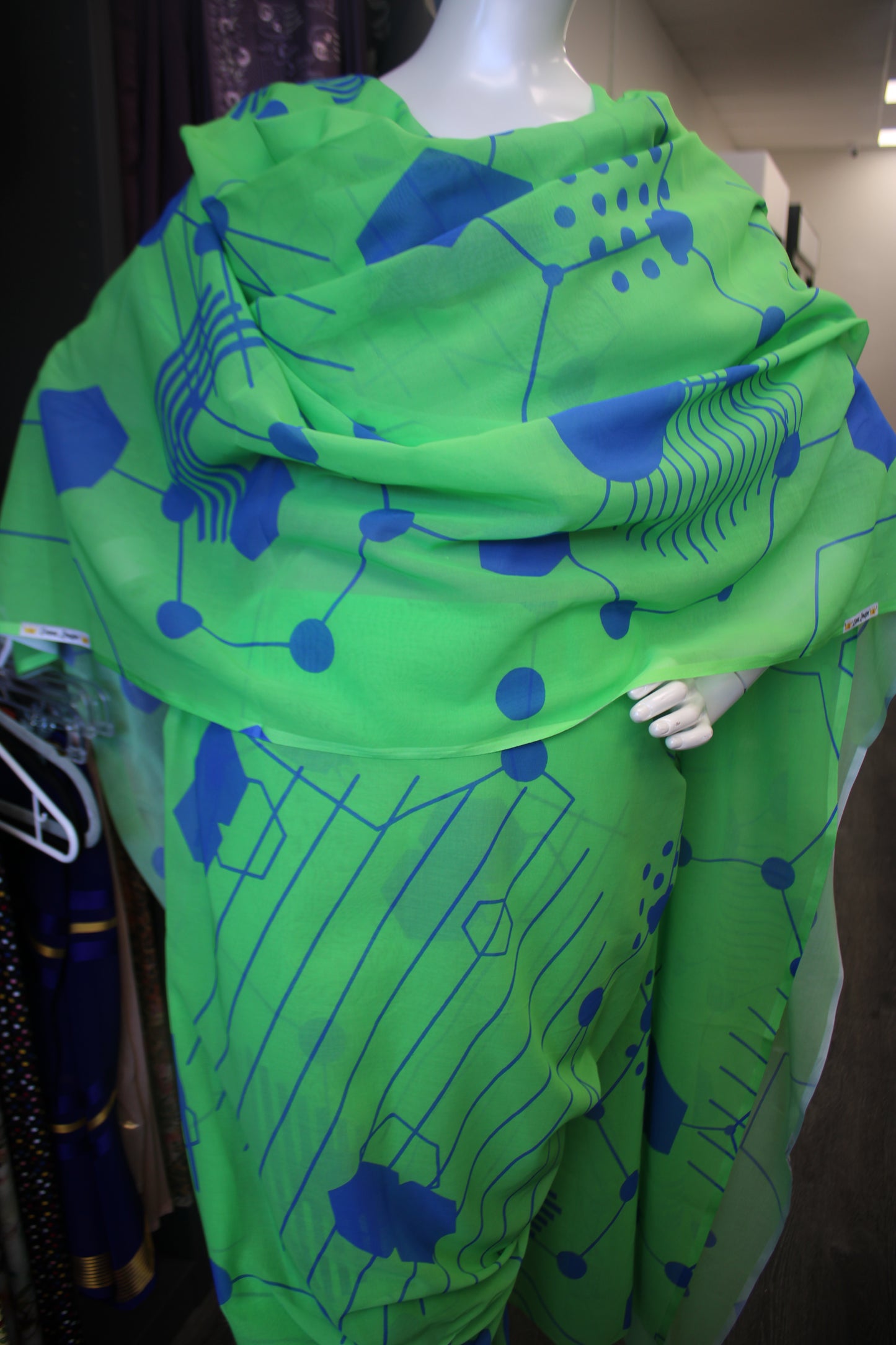 Diana London Sudanese Women Toub – Lime Green