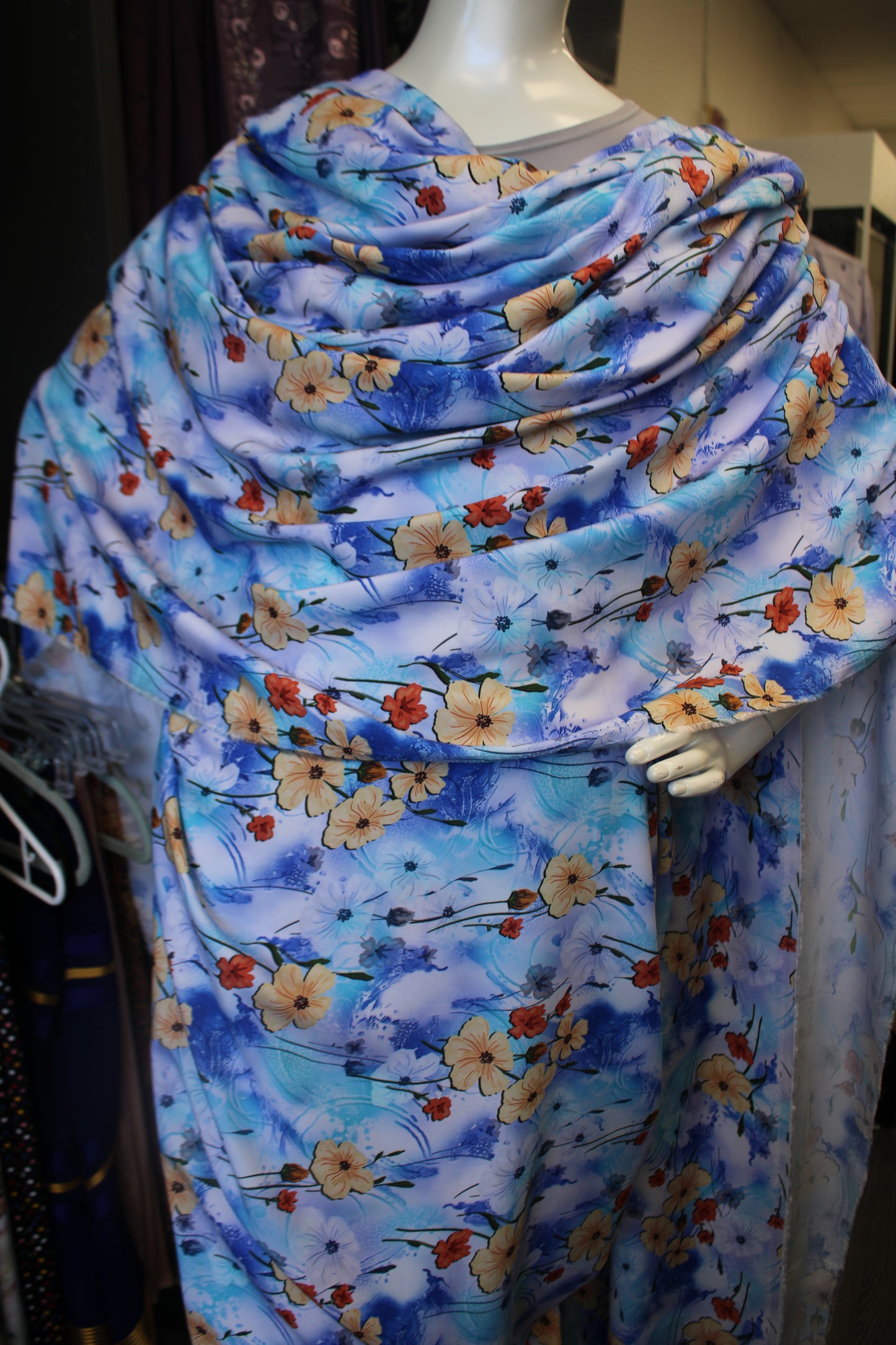 Blue Floral Hazaz Toub