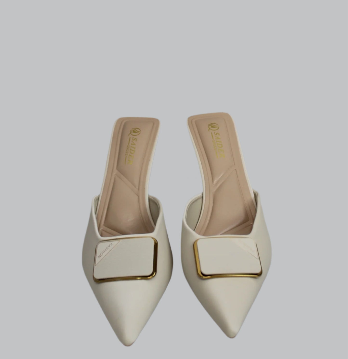 Ivory Croc Heels & Bag Set