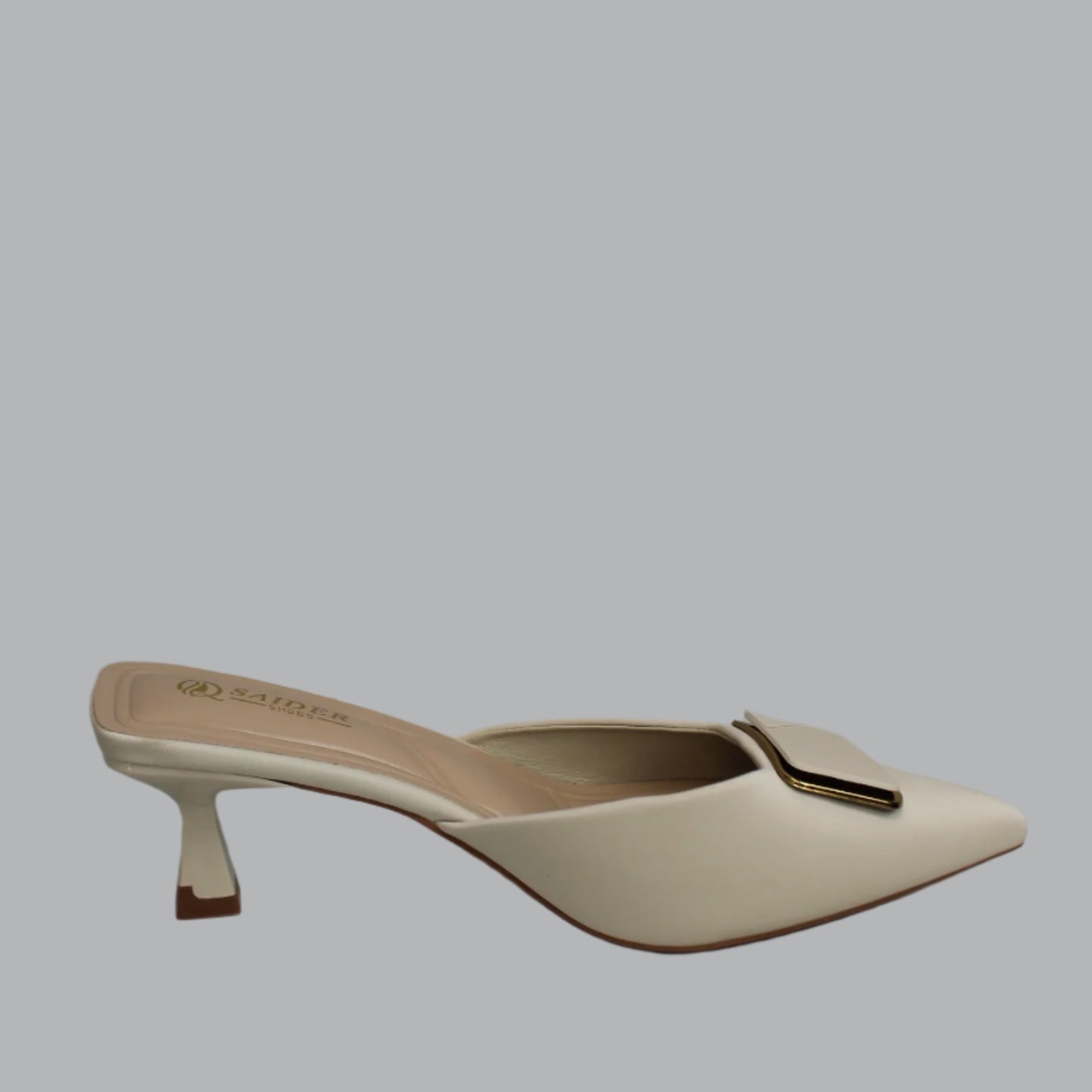 Ivory Croc Heels & Bag Set