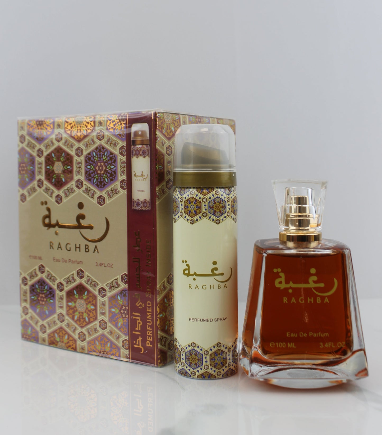 Lattafa Raghba – Eau de Parfum 100ml / 3.4 fl oz + 50ml 1.7 fl oz