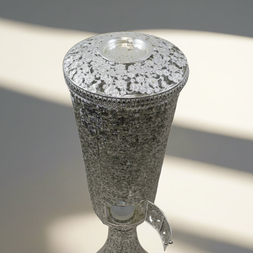 Luxury Tall Bakhoor Burner – Floral Crown Design – 96 cm / 3 ft