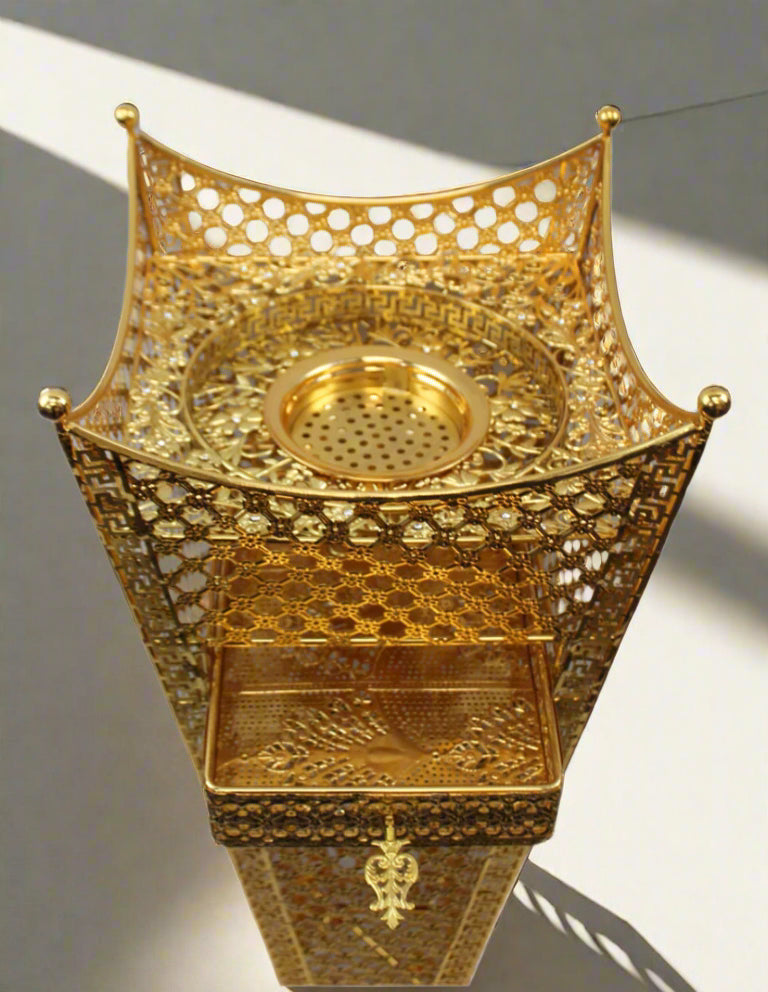 Luxury Tall Bakhoor Burner – Lattice Dome Design – 96 cm / 3 ft