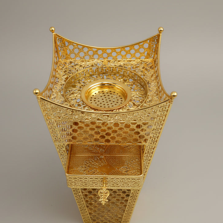 Luxury Tall Bakhoor Burner – Lattice Dome Design – 96 cm / 3 ft