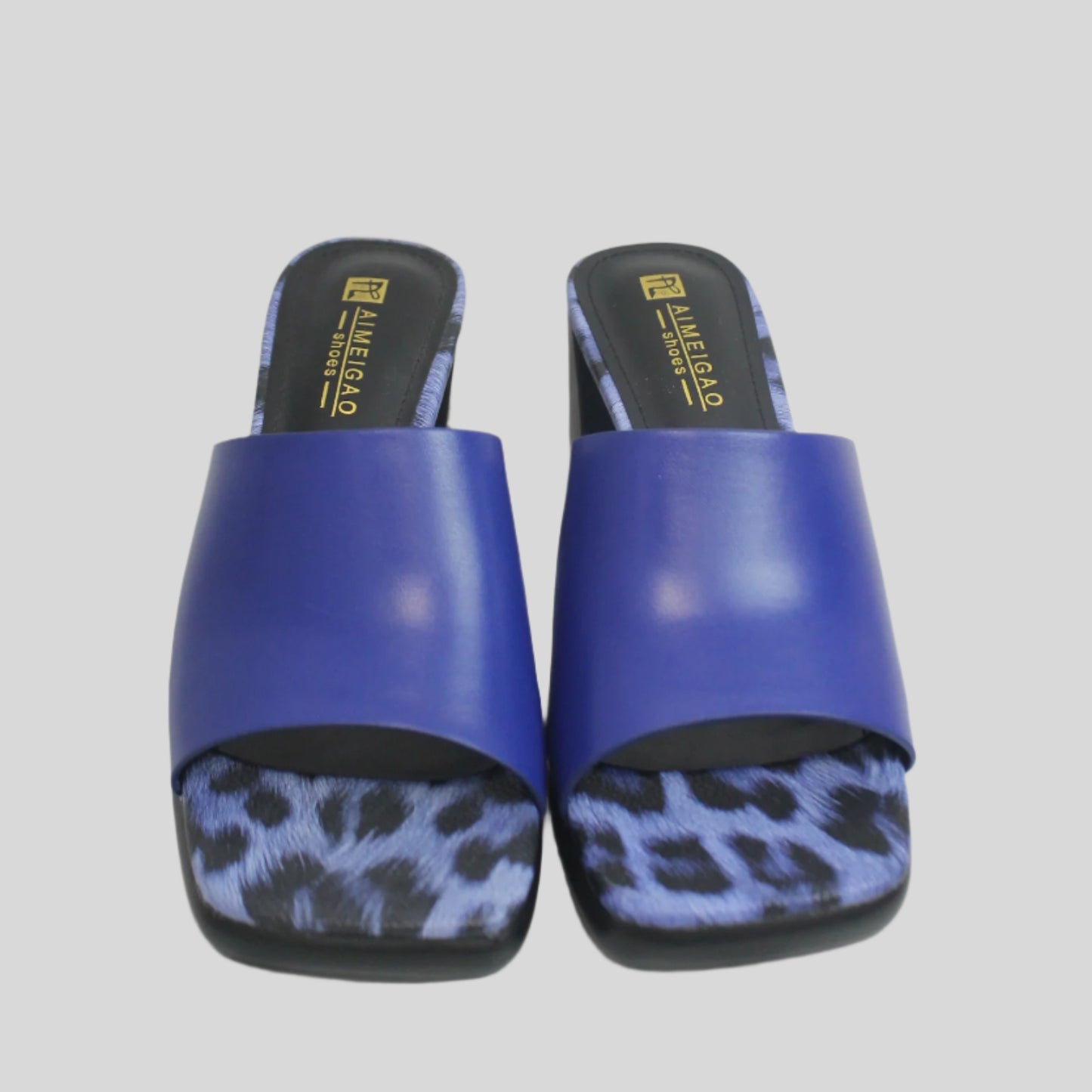 Royal Blue Heels & Clutch Set