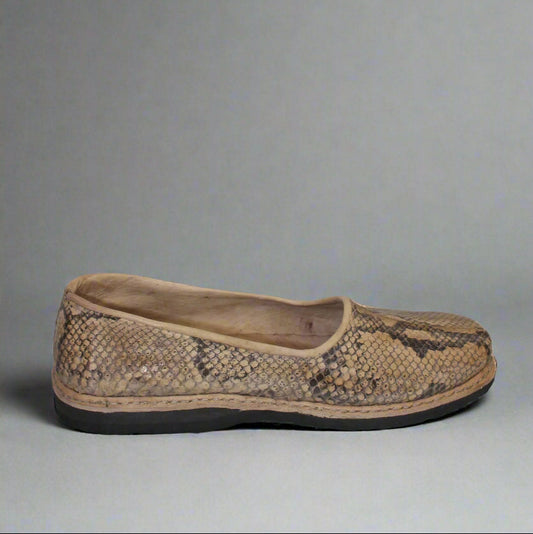 Beige Marbuk – Real Snakeskin Finish