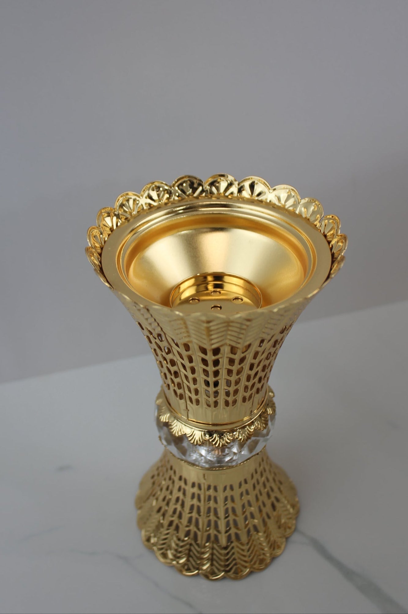 Crystal Crown Burner – Gold Medium