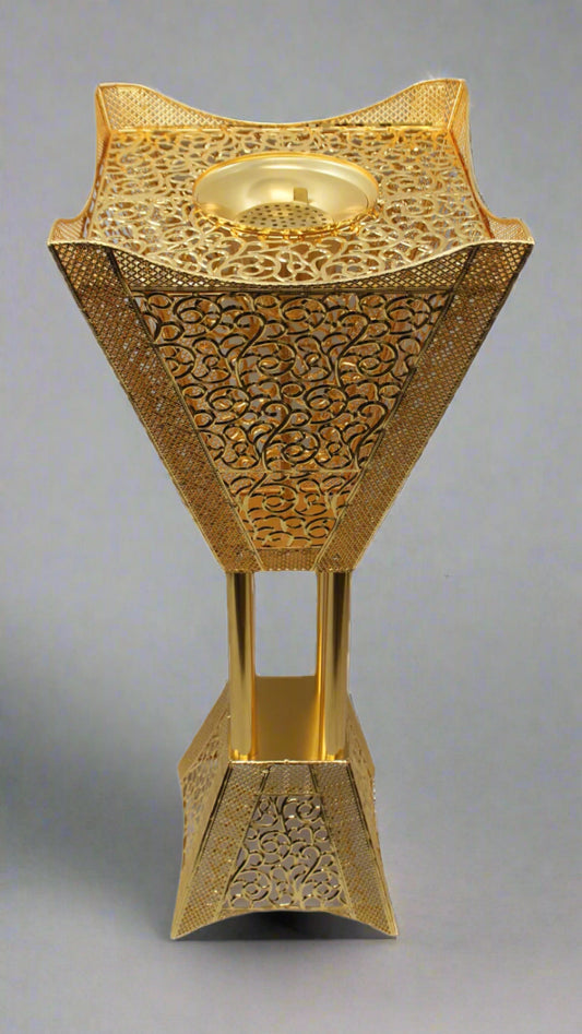 Gold Royale Tall Bakhoor Burner – 96 cm / 3 ft