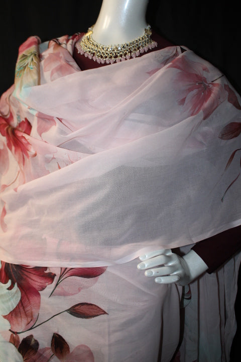 Pink And Burgundy Toub