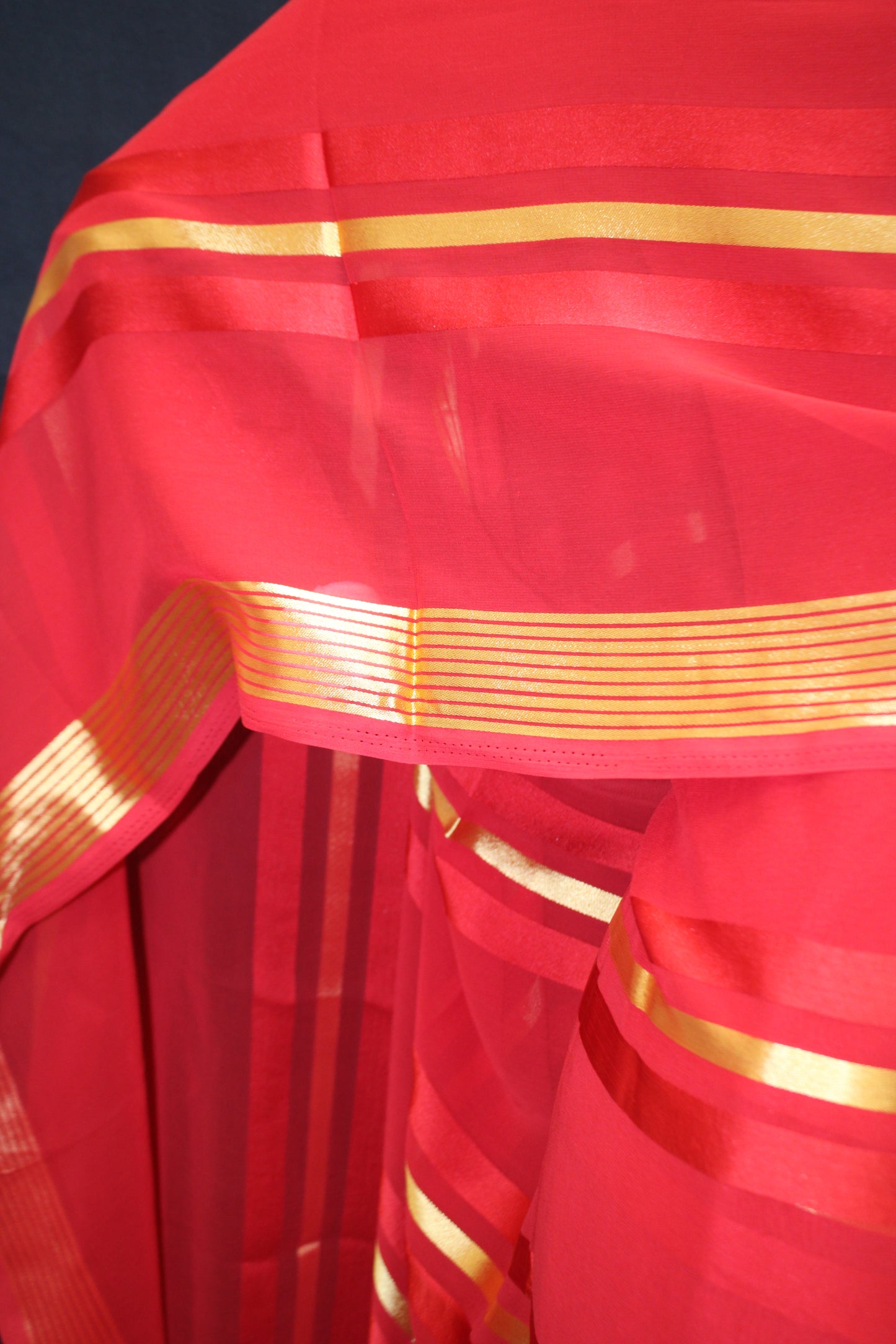 Beautiful Red Toub With God Stripes