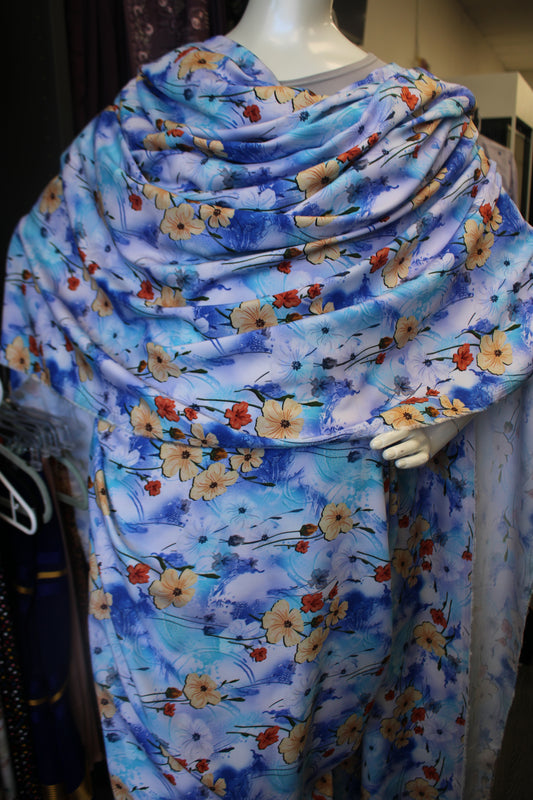 Blue Floral  Hazaz Toub