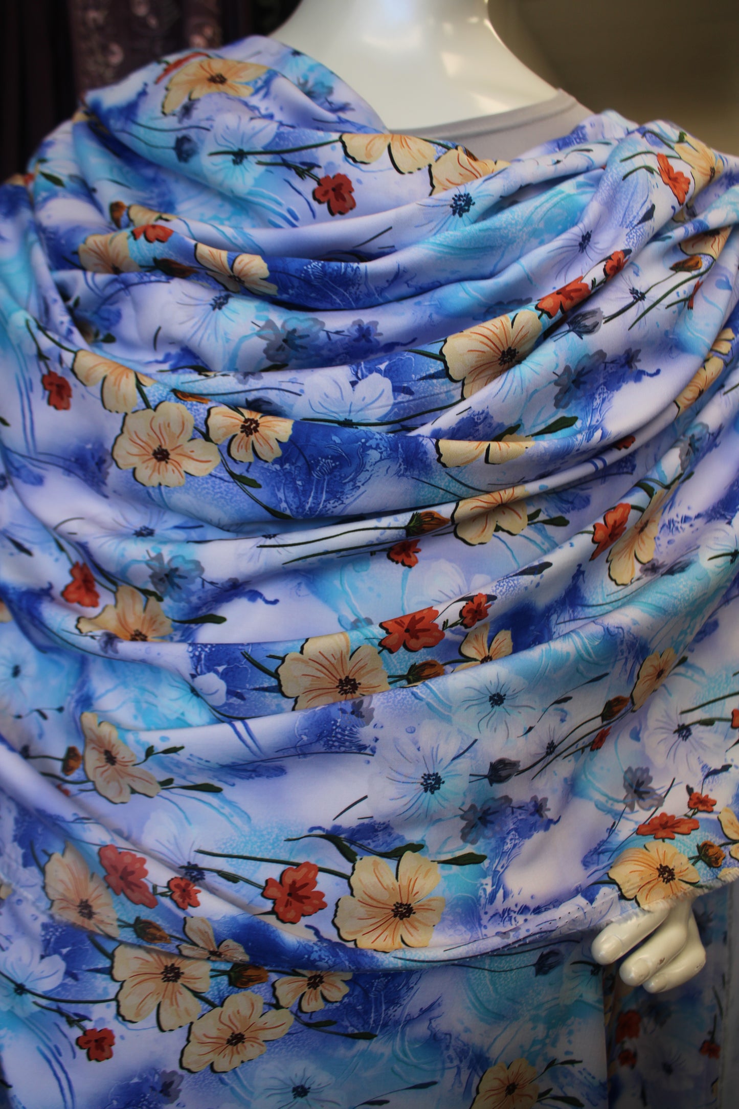 Blue Floral  Hazaz Toub
