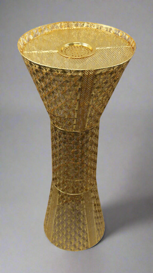 Majestic Gold Mesh Bakhoor Burner – 96 cm / 3 ft