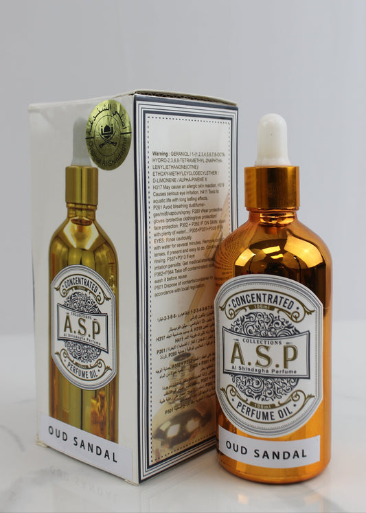 OUD SANDAL by A.S.P – Perfume Oil 100ml / 3.4 fl oz