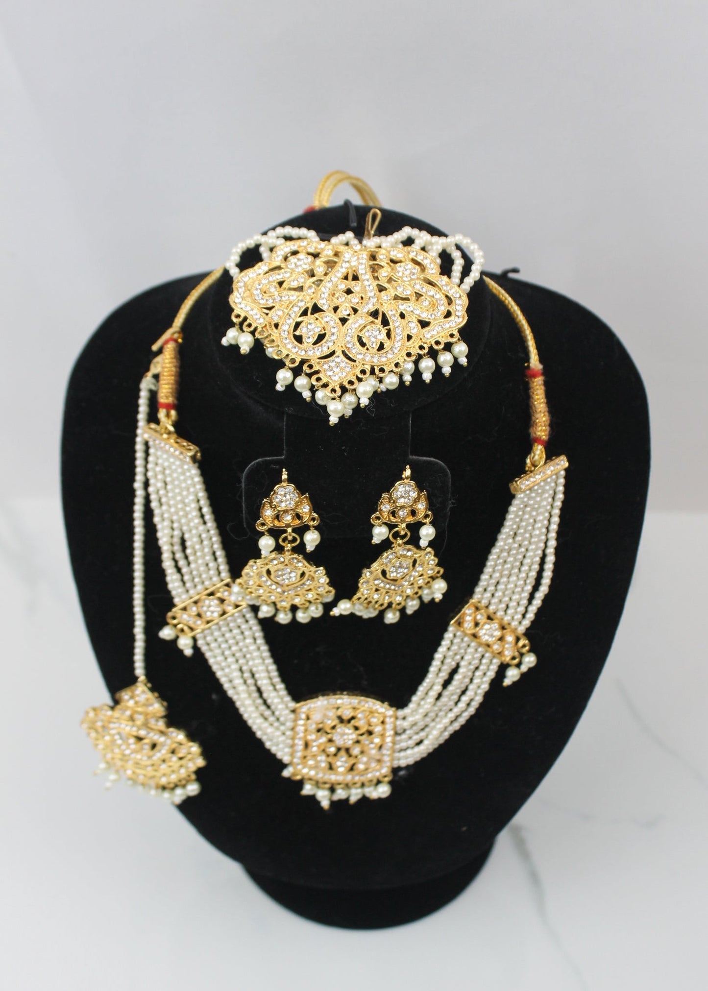 Pearl & Gold Bridal Set