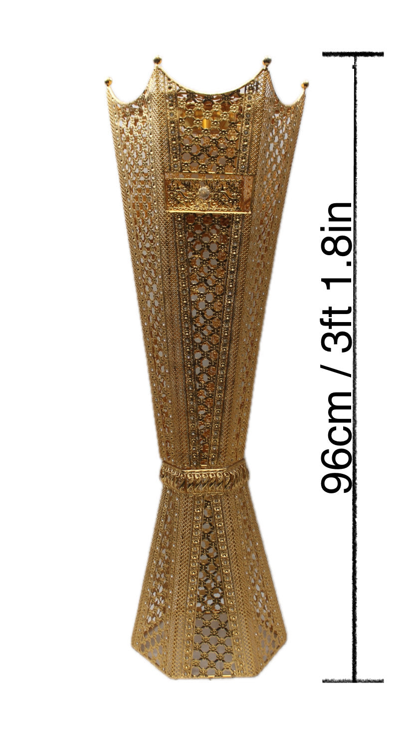 Regal Gold Crown Bakhoor Burner – 96 cm / 3 ft