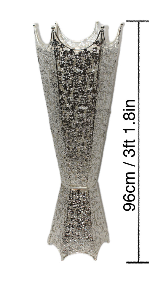 Regal Silver Crown Bakhoor Burner – 96 cm / 3 ft
