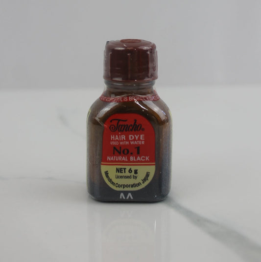 Tancho Hair Dye – Natural Black Henna Powder 6g