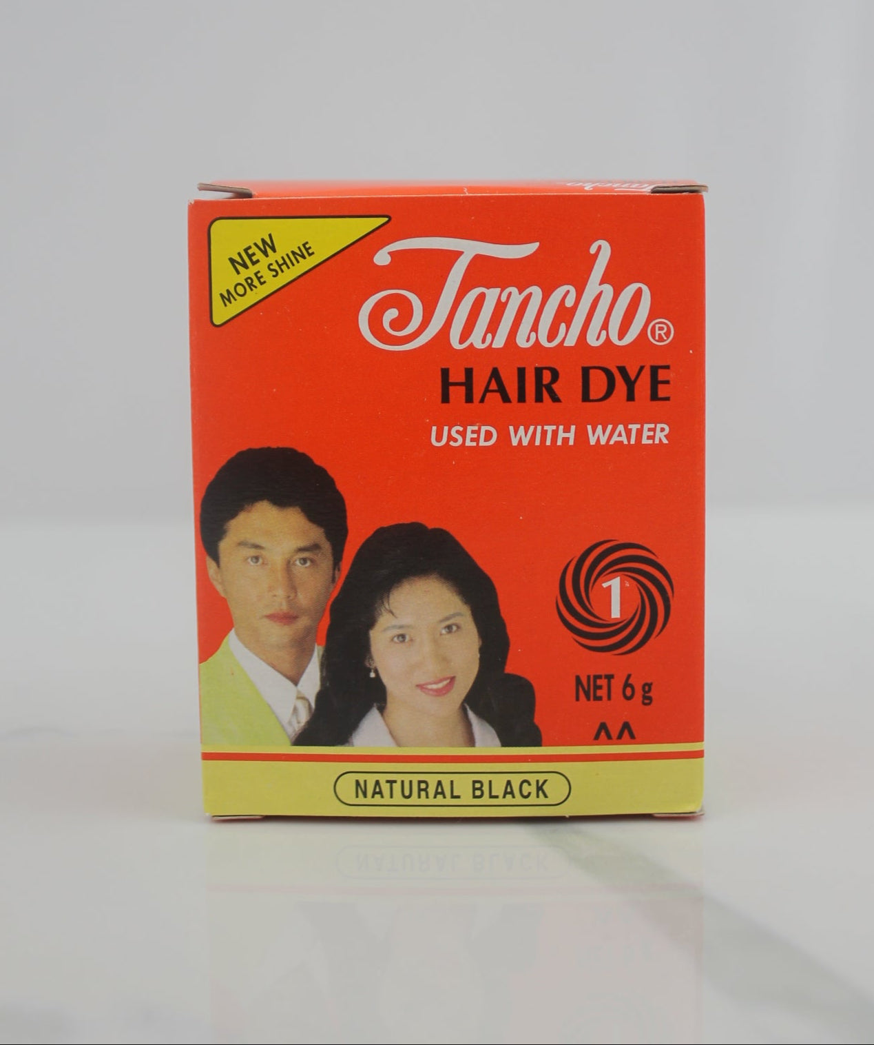 Tancho Hair Dye – Natural Black Henna Powder 6g